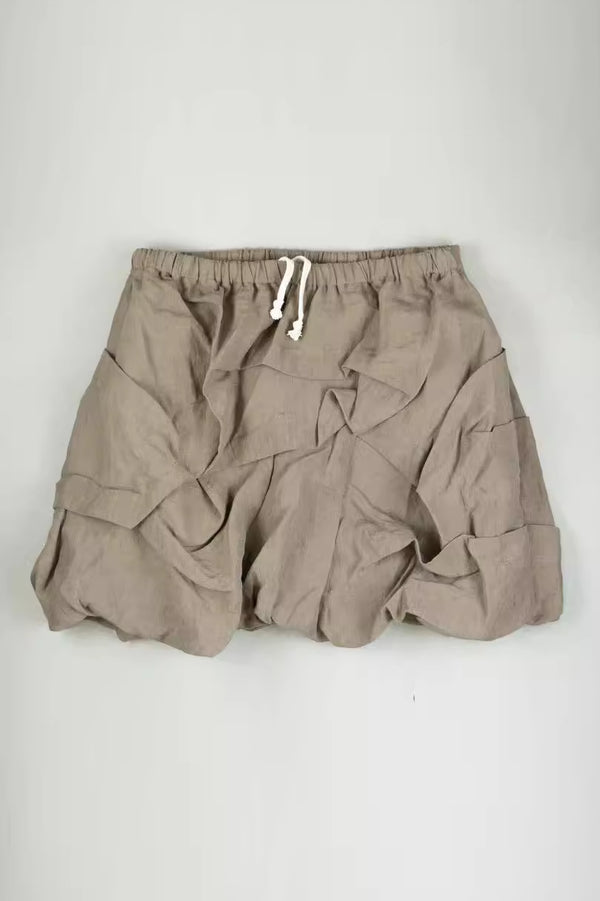 VeniceW 25 Spring/Summer Pleated Skirt VCW-S2-Natural